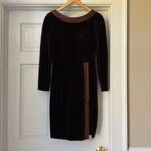 Velvet dress vintage . Size 6